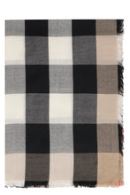 Load image into Gallery viewer, Checked cashmere scarf
