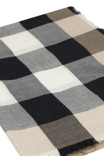 Load image into Gallery viewer, Checked cashmere scarf
