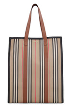 Load image into Gallery viewer, Icon Stripe print tote bag
