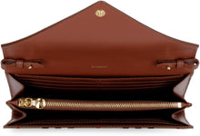 Load image into Gallery viewer, Fabric and leather crossbody wallet
