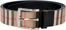 Load image into Gallery viewer, Canvas and leather belt
