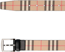 Load image into Gallery viewer, Canvas and leather belt
