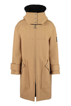 Load image into Gallery viewer, Hooded wool coat

