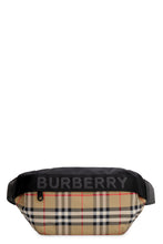 Load image into Gallery viewer, Vintage check nylon belt bag
