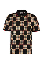 Load image into Gallery viewer, Wool-blend jacquard polo shirt
