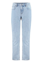 Load image into Gallery viewer, 5-pocket straight-leg jeans
