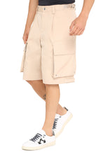 Load image into Gallery viewer, Cotton cargo-shorts
