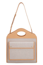 Load image into Gallery viewer, Pocket canvas tote bag
