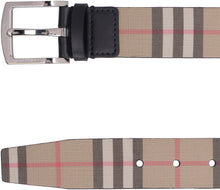 Load image into Gallery viewer, E-canvas and leather belt
