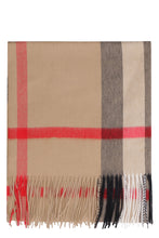Load image into Gallery viewer, Checked cashmere scarf
