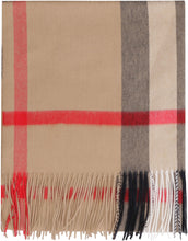 Load image into Gallery viewer, Checked cashmere scarf
