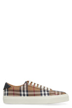 Load image into Gallery viewer, Checked motif canvas sneakers
