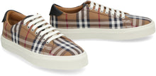 Load image into Gallery viewer, Checked motif canvas sneakers
