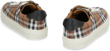 Load image into Gallery viewer, Checked motif canvas sneakers
