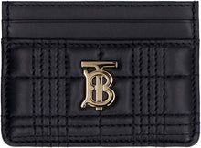 Load image into Gallery viewer, Quilted leather card holder
