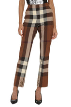 Load image into Gallery viewer, Checked tailored trousers
