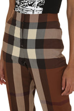 Load image into Gallery viewer, Checked tailored trousers
