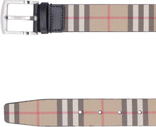 Load image into Gallery viewer, Check motif belt with buckle
