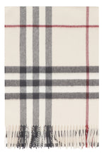 Load image into Gallery viewer, Checked cashmere scarf
