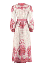 Load image into Gallery viewer, Printed linen maxi dress
