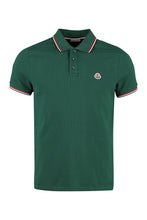Load image into Gallery viewer, Logo embroidery cotton-piqué polo shirt
