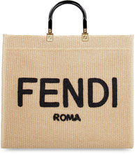 Load image into Gallery viewer, Sunshine woven straw tote
