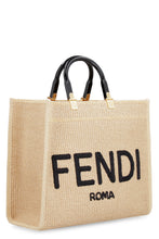 Load image into Gallery viewer, Sunshine medium raffia tote bag

