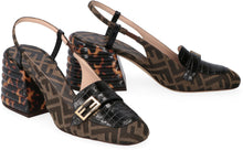 Load image into Gallery viewer, Promenade fabric slingback pumps
