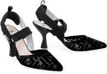Load image into Gallery viewer, Colibri fabric slingback pumps
