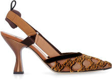 Load image into Gallery viewer, Colibrì mesh pointy-toe slingbacks
