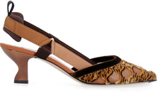 Load image into Gallery viewer, Colibrì mesh pointy-toe slingbacks
