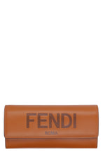 Load image into Gallery viewer, Leather flap-over wallet
