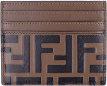 Load image into Gallery viewer, Embossed logo detail leather card holder

