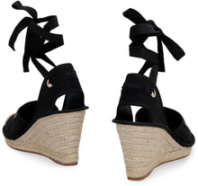 Load image into Gallery viewer, Jute wedge espadrilles

