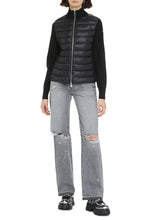 Load image into Gallery viewer, Knitted sleeves padded jacket

