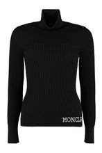 Load image into Gallery viewer, Ribbed wool turtleneck sweater
