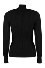 Load image into Gallery viewer, Ribbed wool turtleneck sweater
