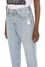Load image into Gallery viewer, 90's Crop loose- straight jeans
