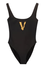 Load image into Gallery viewer, One-piece swimsuit with logo
