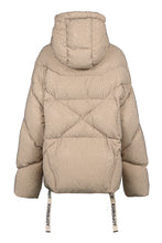 Load image into Gallery viewer, Puff Khris Rhinestone Hooded down jacket

