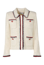 Load image into Gallery viewer, Single-breasted jersey jacket
