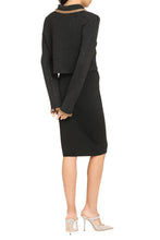 Load image into Gallery viewer, Knitted jacket with decorative buttons
