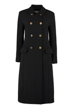 Load image into Gallery viewer, Double-breasted wool coat
