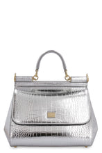 Load image into Gallery viewer, Sicily crocodile print leather handbag
