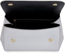 Load image into Gallery viewer, Sicily crocodile print leather handbag
