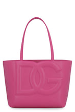 Load image into Gallery viewer, Logo leather tote bag
