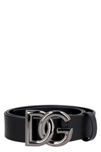 Load image into Gallery viewer, Leather belt with DG buckle
