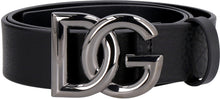 Load image into Gallery viewer, Leather belt with DG buckle
