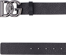 Load image into Gallery viewer, Leather belt with DG buckle
