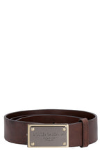 Load image into Gallery viewer, Leather belt with buckle
